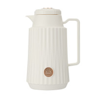 乐扣乐扣(LOCK&LOCK) 菱格徽章保温壶摩根白950ml