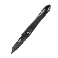 张小泉 D20930100 沁怡黑水果刀不锈钢家用宿舍用便携式瓜果刀小折刀