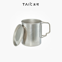 太可 纯钛马克杯皓月银320ml B0329-1605银