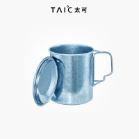 太可 纯钛马克杯瀚海蓝450ml B0459-1606蓝