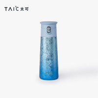 太可 晶彩·弹盖T型杯银河蓝420ml TTGB-T420