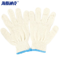 海斯迪克 劳保手套 HKW-79 耐磨一等棉(奶黄色) 12双 1包