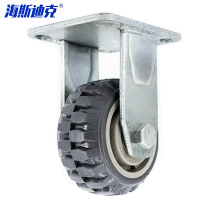 海斯迪克 HKCL-700 聚氨酯风火脚轮 5寸定向轮 1个