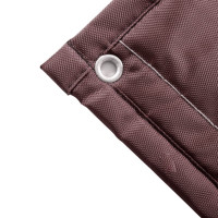 海斯迪克 防寒保暖挡风加棉门帘 HKZ-72 宽150*高220cm有窗咖啡色(牛津布) 1个