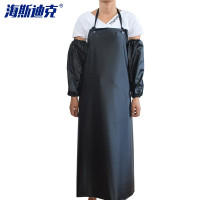 海斯迪克 劳保围裙 HKQS-23 黑红 1件