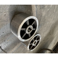 中锐智采 定制浸没滚筒机托轮 钢质轮体+表面处理 托轮挡轮滚筒烘干机配件轮子回转窑驱动托轮托辊铸造轮