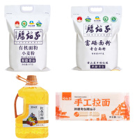 腰站子(有机面粉5kg+富硒面粉5kg+新疆红花油3.5L+手工拉面500g*2)