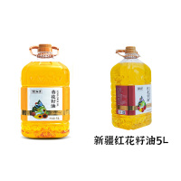 腰站子 葵花籽油5L +红花籽油5L