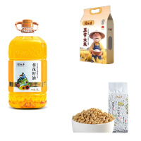 腰站子 龙江五常大米10kg+有机黄豆400g*3袋+葵花籽油5L