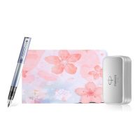 派克威雅XL樱花蓝特别款礼盒
