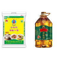 金龙鱼 外婆乡小榨 胡麻油 5L+帅奇 特一粉10kg