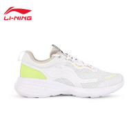 李宁(LI-NING) 女款跑步鞋 轻云休闲舒适透气缓震运动鞋ARSV122 青苹果绿-1 38码