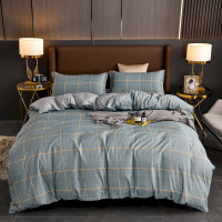 萱遇家纺生态长绒棉四件套 混色发货X-T7770