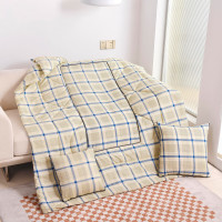萱遇家纺多用休闲抱枕被 混色发货X-T7778