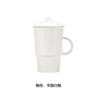 万仟堂 净界·纳米抗菌杯 羊脂白釉