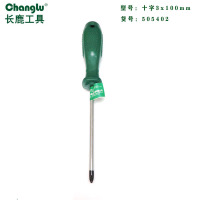 长鹿(Changlu) CL505402 单色抗油螺丝刀3X100十字