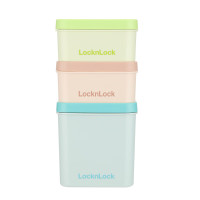 乐扣乐扣 家用品HTE826S3FU甄选储物罐3件套