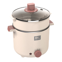 利仁(Liven) 多用途锅多功能电煮锅小火锅学生宿舍1-2人泡面锅蒸煮一体带蒸屉电蒸锅LPHG-27(升级款)