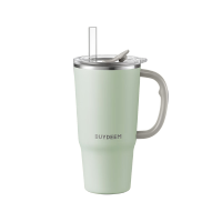 北鼎(BUYDEEM) DS57 巨无霸吸管保温杯 浅杉绿 750ml