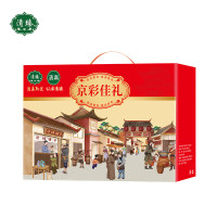 清臻德 1640g 京彩佳礼卤味熟食礼盒 酱卤牛肉蒜肠清真组合