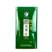 万里江(WANLIJIANG) 崂山绿茶2024新茶叶罐装250g青岛特产正宗高山云雾春季250g