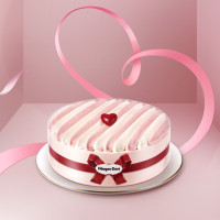 哈根达斯莓好于心蛋糕冰淇淋 520g/6寸 生日蛋糕 配送上门 生日 七夕