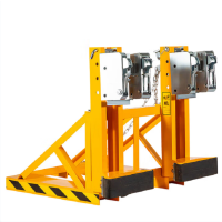 中锐智采 蓝帕 重型鹰嘴油桶搬运抓桶器 双鹰嘴总成,双嘴双夹,载货量:500KG