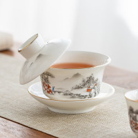 金镶玉 烟岚漱玉描金茶器礼具