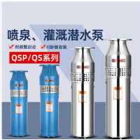中锐智采 蓝帕 宇翔景观喷泉泵铸铁三相大流量潜水泵高扬程 QSP40-6-1.1KW