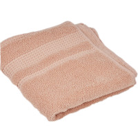 鲸轩 M702 34*72cm 100g 璀璨星空精梳棉超柔缎档毛巾( 计价单位:条 )浅粉