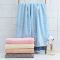 洁丽雅(Grace)新疆长绒棉 加厚浴巾家用吸水不易掉毛成人情侣洗澡裹巾 7284 500g 颜色随机