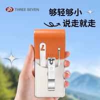 777(THREE SEVEN)W001 指甲刀套装斜口指甲钳磨甲锉挖耳勺剪指甲刀家用修甲三件套
