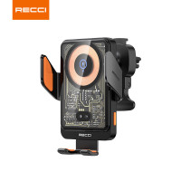 锐思(Recci) RHO-C38 手机无线充电手机支架 车载无线充电器