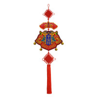 福人福地(FURENFUDI) 木艺挂件 烫金大平安符