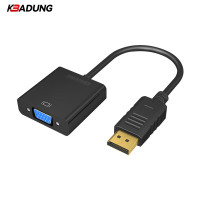 科保盾 DP转VGA转换器公对母 0.2米 黑色 DPZV-1 个