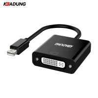 科保盾(kebadung) Mini DP转DVI24+5转接线 0.2米 黑色 MDPZD-1 个
