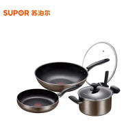 苏泊尔(SUPOR) 火红点 不粘锅三件套 TP1942Q
