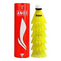 羽毛球 李宁 AN01尼龙 黄色/6只装 单位:筒