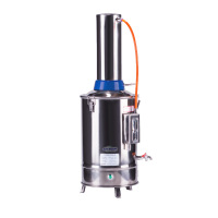 中锐智采 蒸馏水器20L/h力辰科技不锈钢蒸馏水器实验室电热蒸馏水纯水器仪YN-ZD-Z-20(断水自控20L)