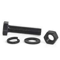 中锐智采 碳钢外六角螺栓 螺栓 M16*80 Q235 GB/T5783-2016 4.8级 配套螺母、平垫