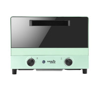 乐扣乐扣(LOCK&LOCK) EJO427GRN 电烤箱 家用多功能迷你烘焙烤箱10L