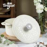 宝玑 BGB2401 Breguet传世系列珐琅铸铁锅 月光白