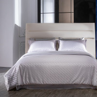 BOSS HBTH032 LOGO提花四件套(银灰)