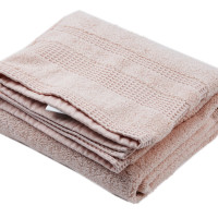 鲸轩 M712 70*140cm 400g 璀璨星空 精梳棉超柔缎档特大毛巾(计价单位:条)粉色