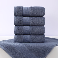 鲸轩 M801 34*74cm 130g 日出印象 新疆长绒棉毛巾(计价单位:条)蓝色