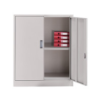 悦山 YSOA1fo14-04HB 办公室文件柜钢柜铁皮柜落地柜下节柜储物柜书柜柜子 分双节下节文件柜