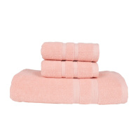 芳恩(faunen) FN-MJ2002-3(B)[简素]浴巾+面巾组合装 浅粉