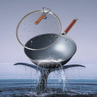 三禾(SANHO ) TC30T4 0涂层微纳不粘轻铁锅 30cm