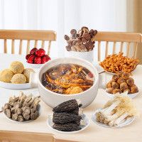 方家铺子中华老字号 七彩山珍菌菇汤包90g火锅底料羊肚菌竹荪菌菇包菌汤包