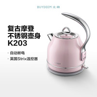 北鼎(BUYDEEM) K203 电热水壶 小型电水壶 1.2L 蜜桃粉